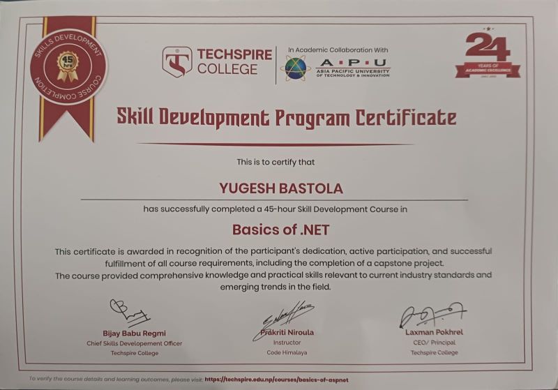 Basics of .NET